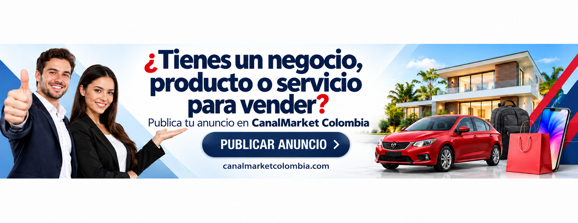 ¿Tienes un negocio, producto o servicio para vender? Publica tu anuncio en CanalMarket Colombia